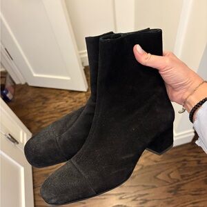 STAUD Black Ankle Boots
